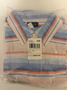 NWT Button Down Short Sleve